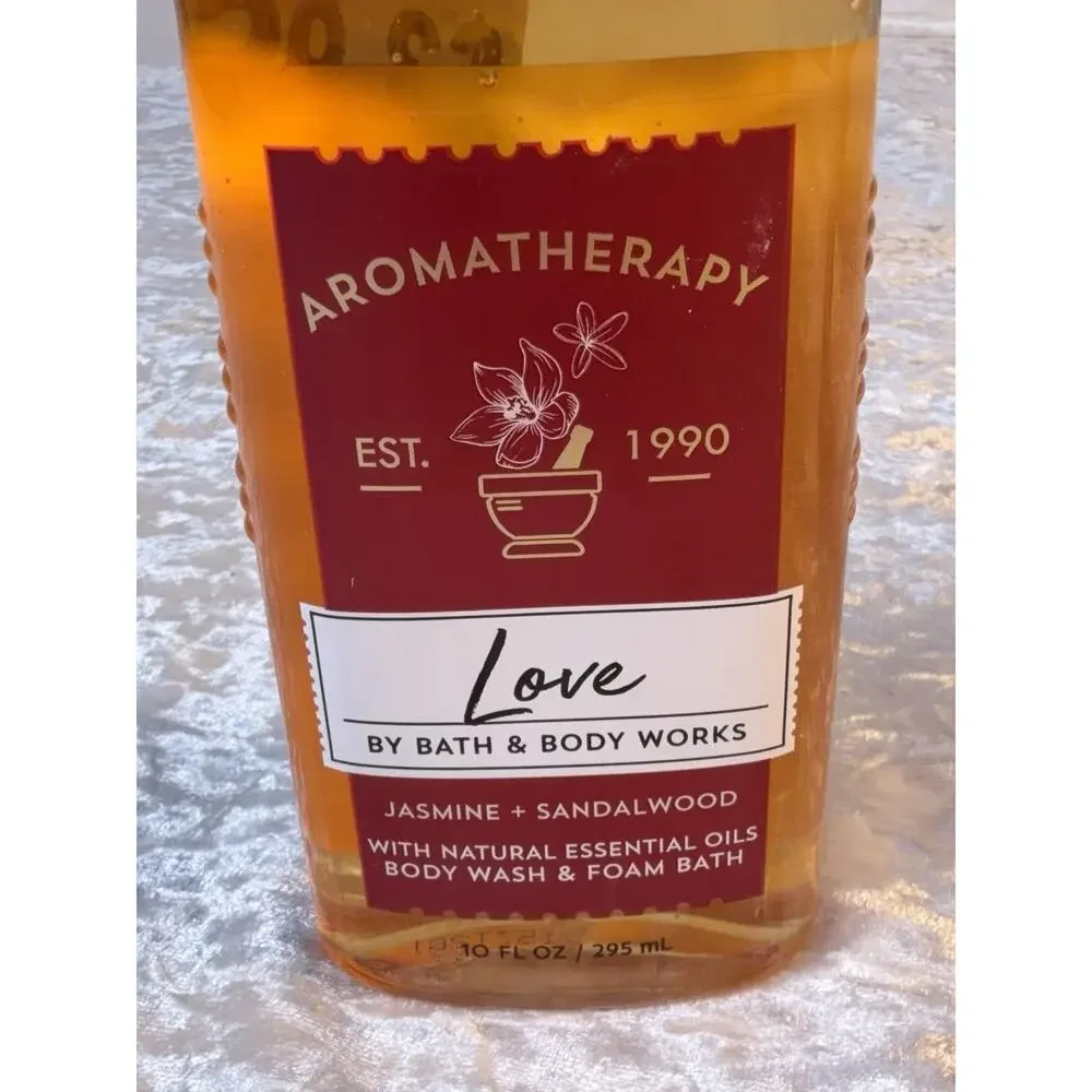 Bath & Body Works Love‎ Jasmine Sandalwood Aromatherapy Body Wash Retired 10oz